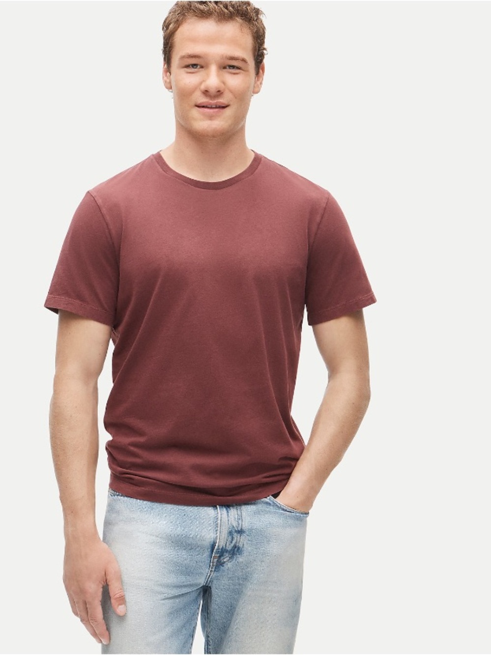 J crew burnished mahogany Broken-in T-shirt